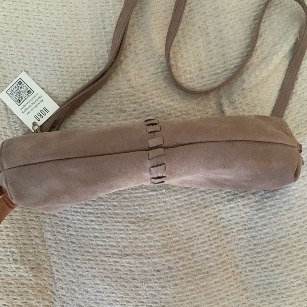 NWT Free People X HOBO Opal Mini Shoulder Bag Hazel Leather Crossbody Purse - Picture 8 of 10